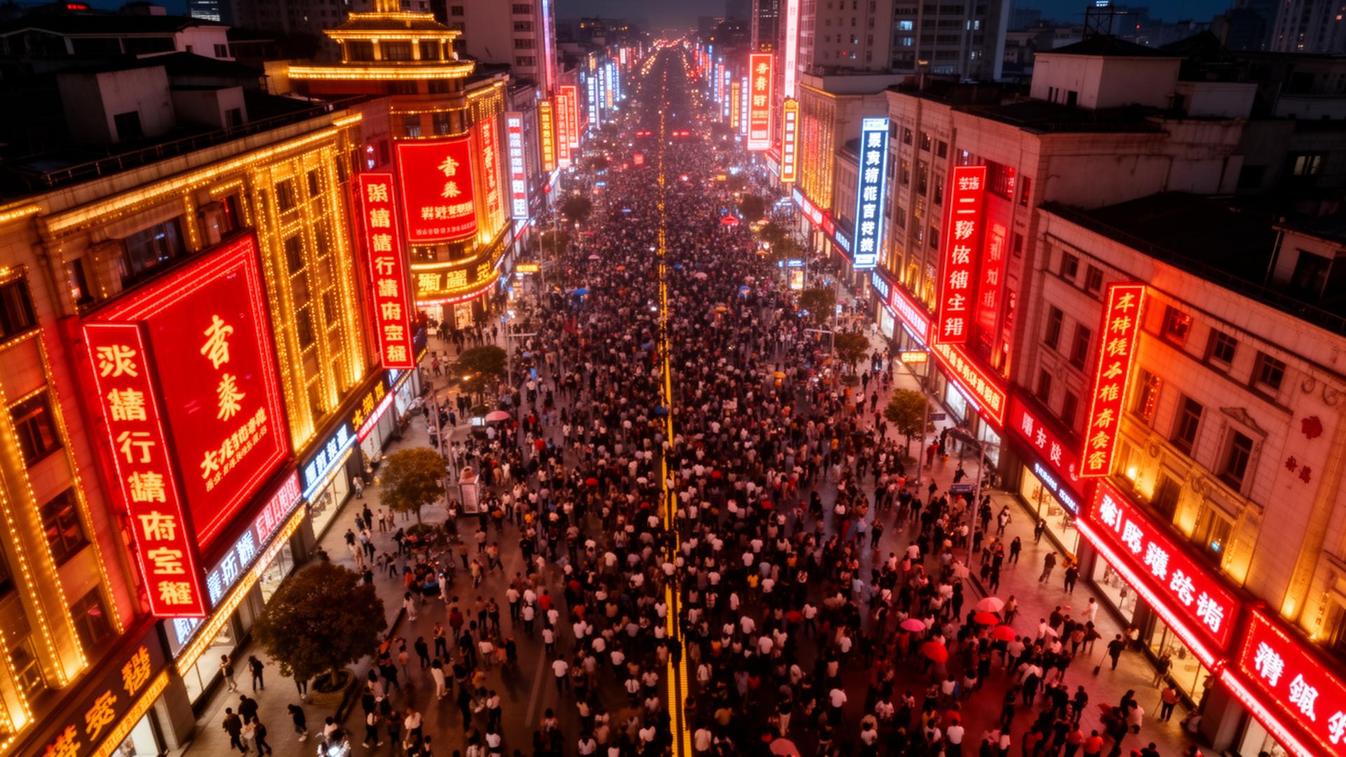 Shanghai à noite